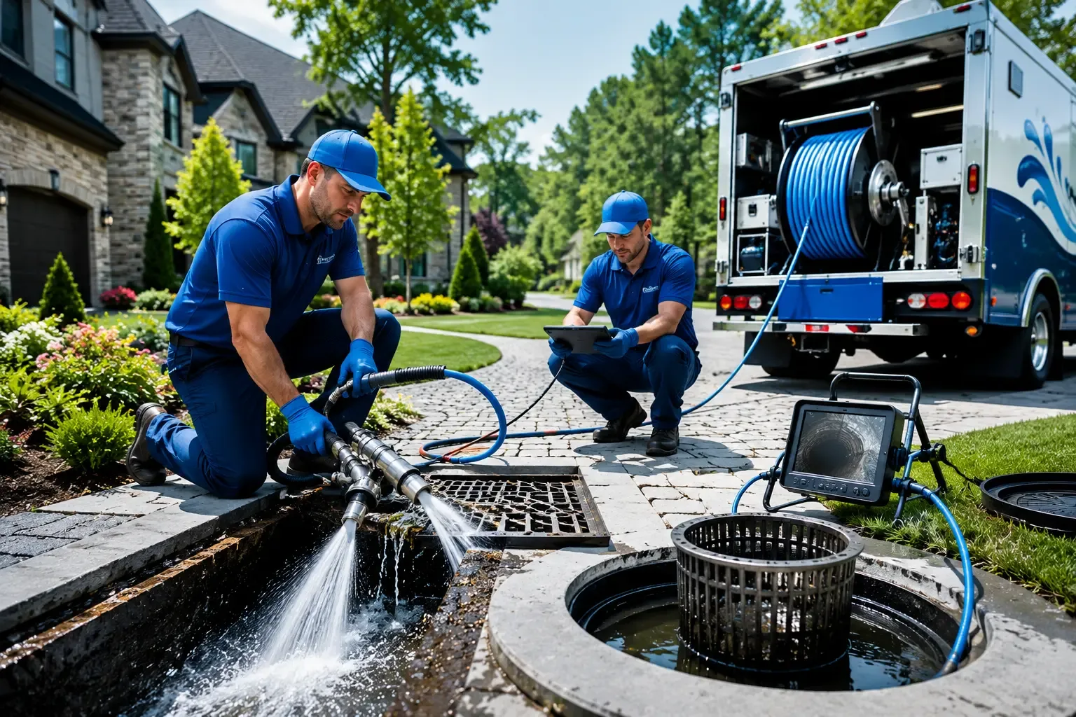 Local outdoor drain cleaning professionals in Aquebogue, NY